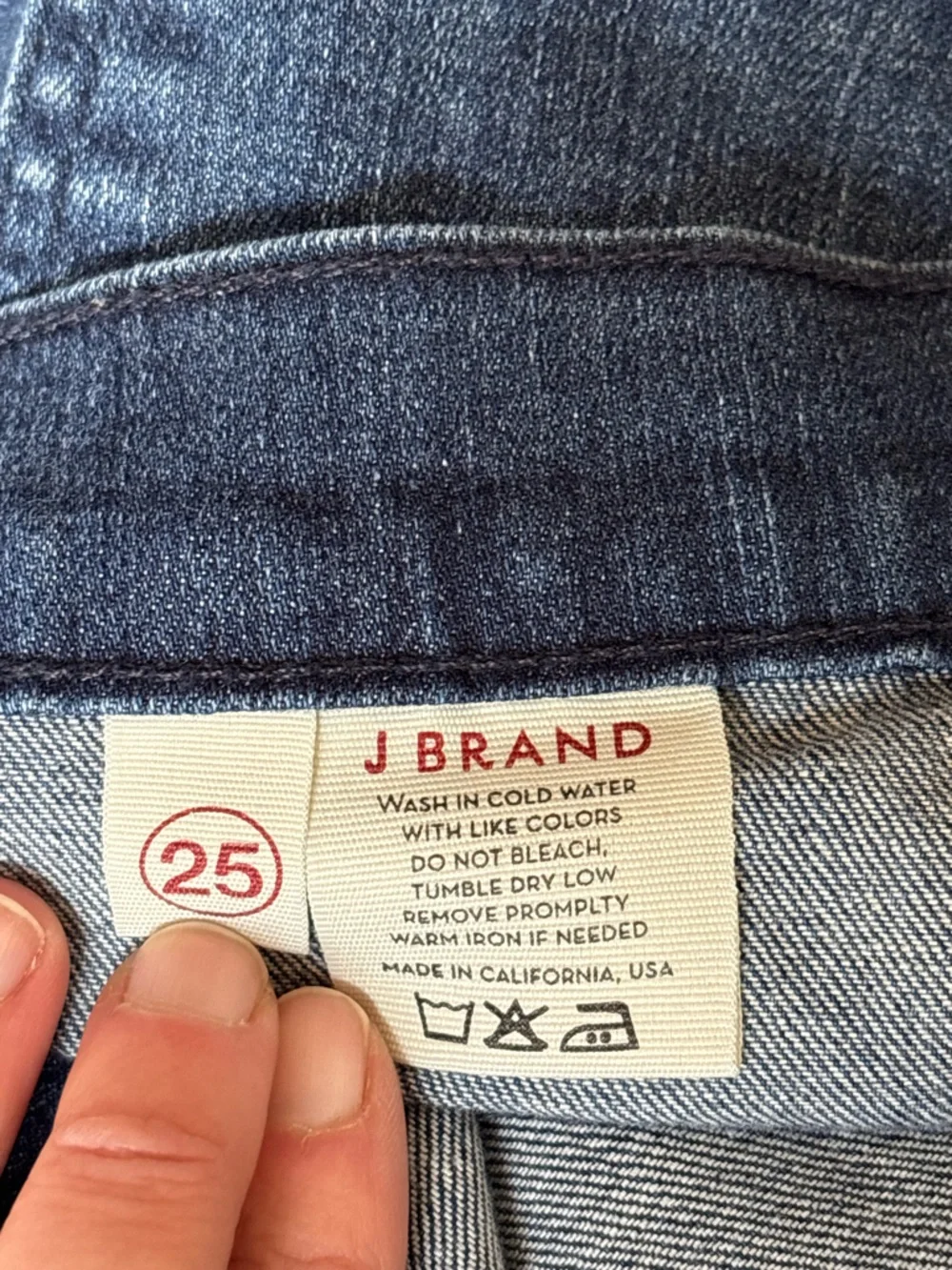 J Brand Mystery High-rise Flare Jeans Sz 25 hemmed